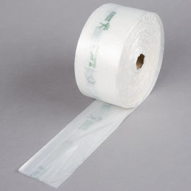 Saco de plástico translúcido natural, perfil estreito 14&quot; X 18&quot; sacos plásticos do produto em um rolo