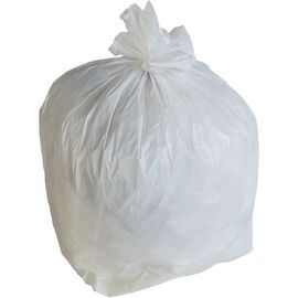 Cor branca material colorida pequena do HDPE Compostable dos sacos de lixo do cordão