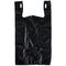 A contagem plástica dos sacos 500 do preto o 1/6 de mantimento extremamente que resistente lhe agradece ensaca, material do HDPE