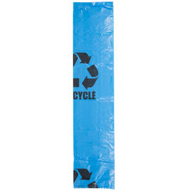Sacos de lixo plásticos azuis reciclados 1,2 mil. 40 - 45 galões a favor do meio ambiente