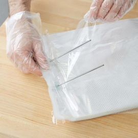 Os sacos lisos plásticos da cor clara personalizaram o tamanho 10 - a espessura 100MIC