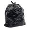Cor preta de superfície gravada reciclável lisa material dos sacos de lixo do HDPE