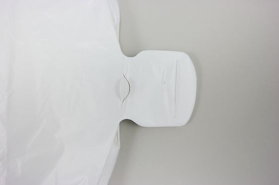 Sacos de compras 13 mic da camisa de T. 1000/case, cor de WHITE com impressão, material do HDPE