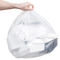 Impressão inferior selada estrela reciclada plástica do Gravure dos sacos de lixo da cor branca